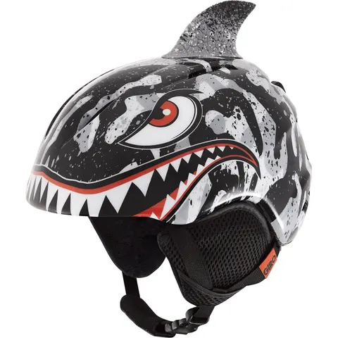 GIRO LAUNCH PLUS JR - BLACK GREY TIGER SHARK - Child – zdjęcie 1