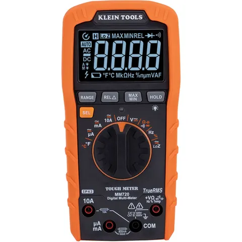 Klein Tools Multimètre numérique TRMS Auto Range 1000 V LoZ CAT IV (MM720EU) – image 1