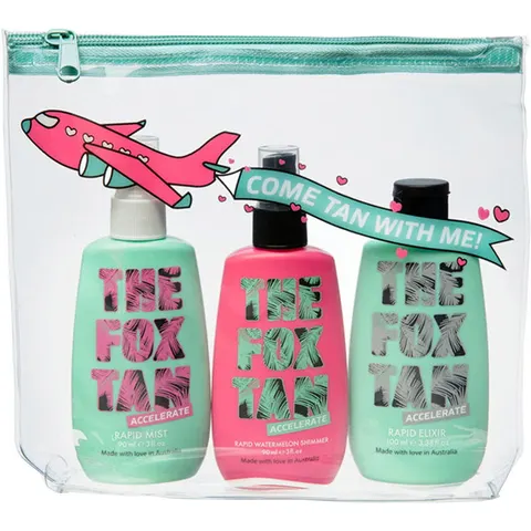 280ml THE FOX TAN The Jet Setter (Elixir 100ml + Mist 90ml + Shimmer 90ml) – Bild 1