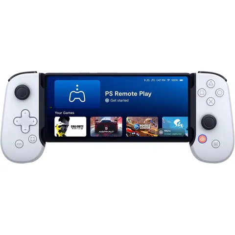 Backbone One: PlayStation Gaming Controller For Android - White, New – image 1
