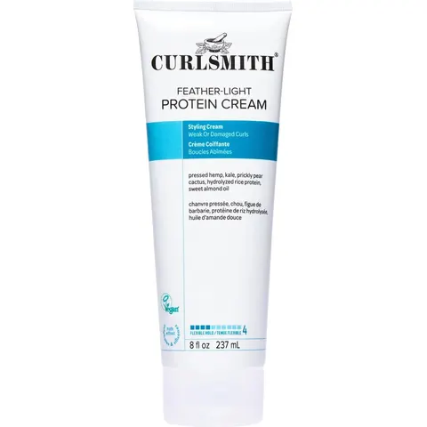 Curlsmith Feather-Light Protein Cream Haarcrème, 237 ml – afbeelding 1