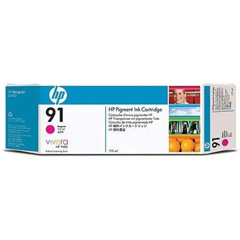 HP Original 91 Druckerpatrone magenta 775ml (C9468A) – Bild 1