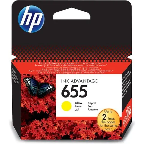 HP 655 (CZ112AE) cartucho de tinta amarillo – imagen 1