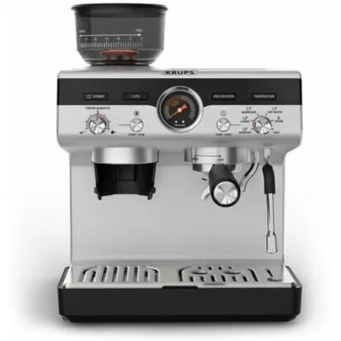 Krups - Siebträgermaschine - Precision Plus - Edelstahl - - MaxiCoffee – Bild 1