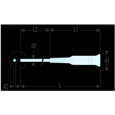 Facom Handschrauber antistatisch 2x75mm (AEF.2X75) – Bild 1