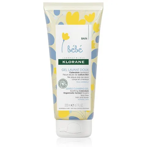 Klorane bebe gel limpiador suave 200ml. – imagen 1