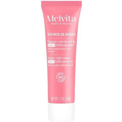 Melvita - Source De Roses - Masque-soin De Nuit Hydra-repulpant - 50ml – image 1