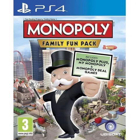 Monopoly, Family Fun Pack PS4 – afbeelding 1