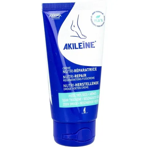 Akileine Blu Crema Piedi Secchi 75ml – immagine 1