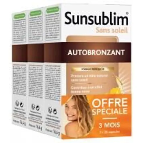 Nutreov Sunsublim Complemento alimenticio autobronceador sin sol – imagen 1