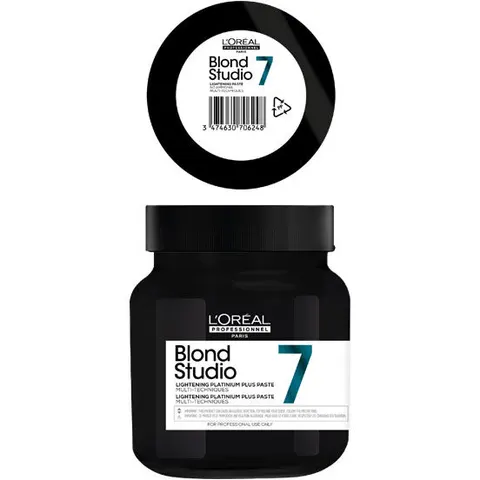 500g L'Oréal Professionnel Paris BLOND STUDIO Platinium Plus Blondierpaste – Bild 1