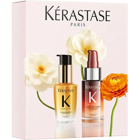 60ml Kérastase Mini Hero Duo Spring Set (Night Serum 30ml + Elixir Ultime 30ml) – Bild 1
