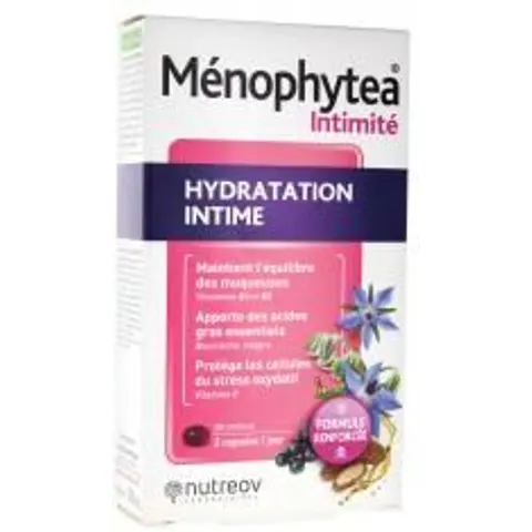 Nutreov Menophytea Hidratación íntima Complemento alimenticio Cápsulas 30 caps. – imagen 1