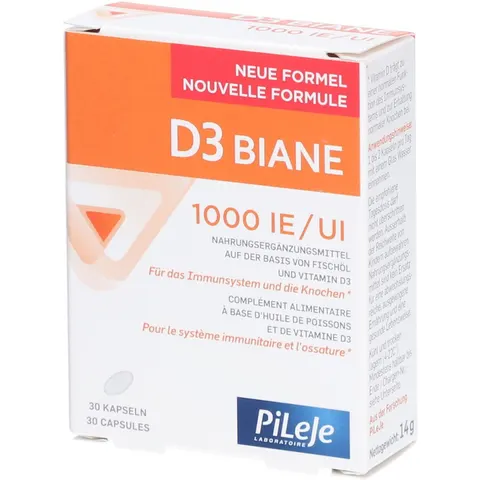 Pileje d3 biane 1000ui 30cap. – imagen 1