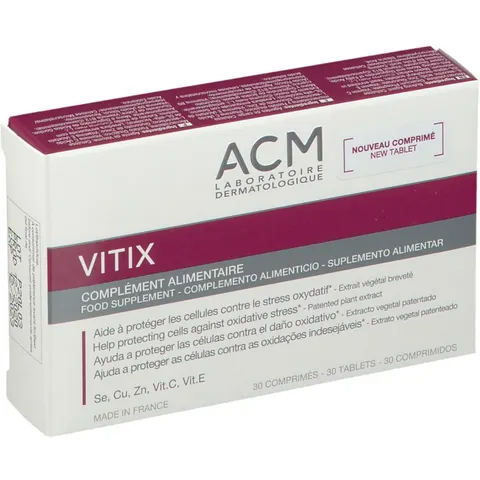 Laboratoire ACM Vitix Complément Alimentaire 30 Comprimés - Boîte 30 comprimés – image 1