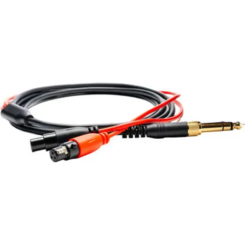 OLLO Audio R1 Replacement Cable nero e rosso – immagine 1