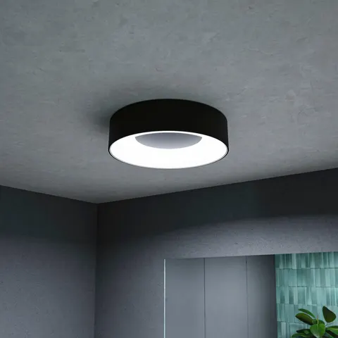 Paulmann Ceiling Light Casca, dimmable, Black, Bathroom, metal, Modern, Ceiling Light – image 1