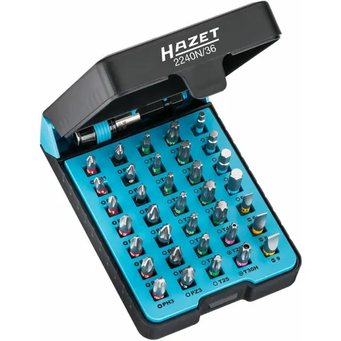 HAZET HZ 2240N/36 - Bit set, 36-piece – image 1