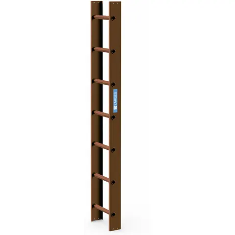 Zarges Dachleiter 7 Sprossen kupferbraun – Bild 1