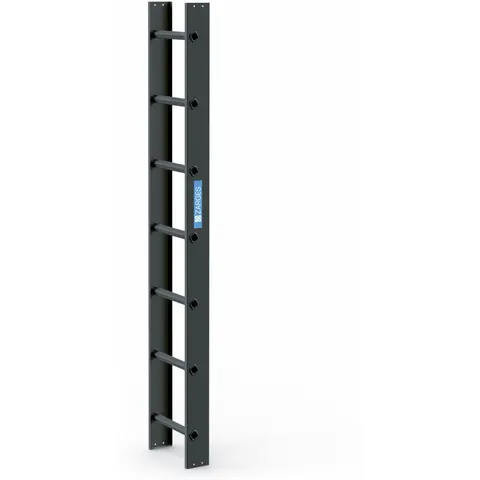Zarges Dachleiter 7 Sprossen anthrazitgrau – Bild 1