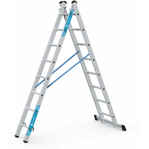 Zarges Kombileiter Combimaster Plus X 2x8 Sprossen – Bild 1