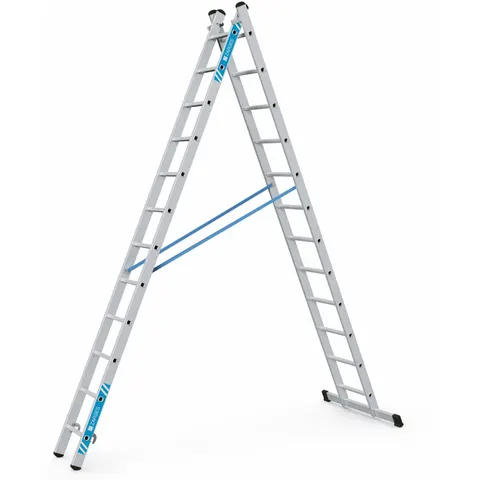 Zarges Kombileiter Combimaster Plus X 2x12 Sprossen – Bild 1