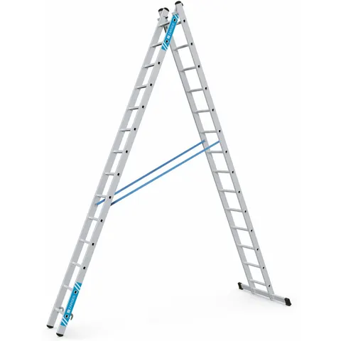 Zarges Kombileiter Combimaster Plus X 2x14 Sprossen – Bild 1