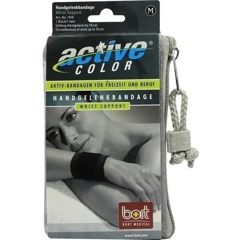 Bort Activecolor Handgelenkbandage medium schwarz – Bild 1