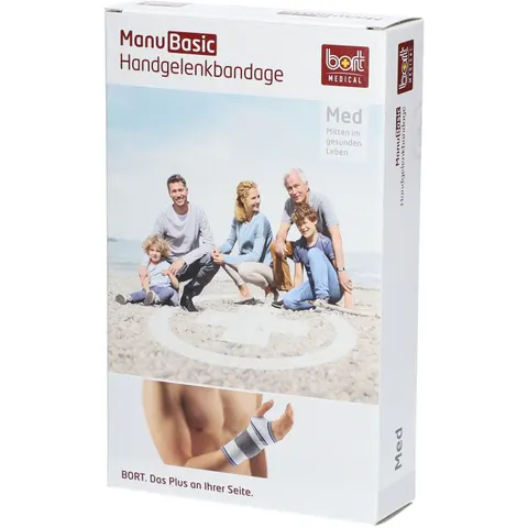 Bort Manubasic Bandage rechts medium silber – Bild 1