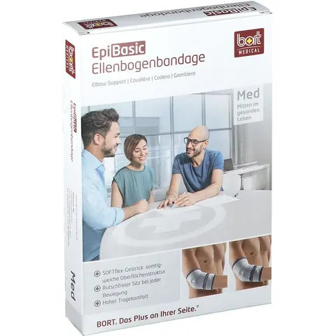 Bort Epibasic Bandage medium schwarz – Bild 1