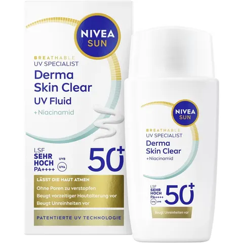 Nivea Sun - Derma Skin Clear Fluid SPF50 - 40 – afbeelding 1