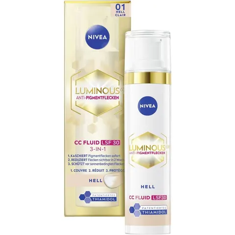 NIVEA LUMINOUS630® 3in1 HELL Gesichtsfluid 40,0 ml – Bild 1