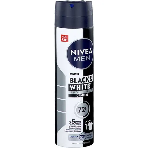 Nivea Men Deo Spray invisible black & white power – Bild 1
