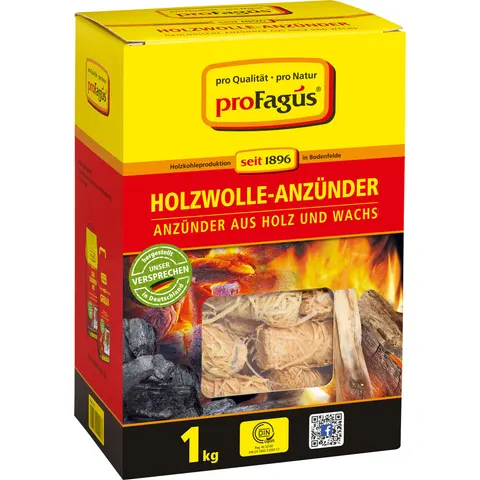 Weitere ProFagus Holzwolle-Anzünder 1 kg – Bild 1