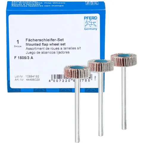 PFERD TOOLS 44498029 Fächerschleifer Durchmesser 15 mm 1 Set – Bild 1