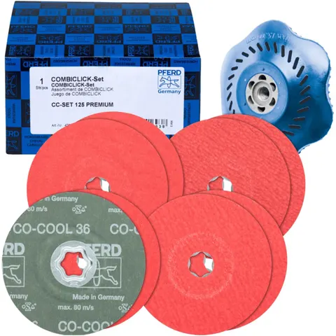 PFERD TOOLS PFERD 42098002 - COMBICLICK set, 125 mm diameter, PREMIUM – image 1