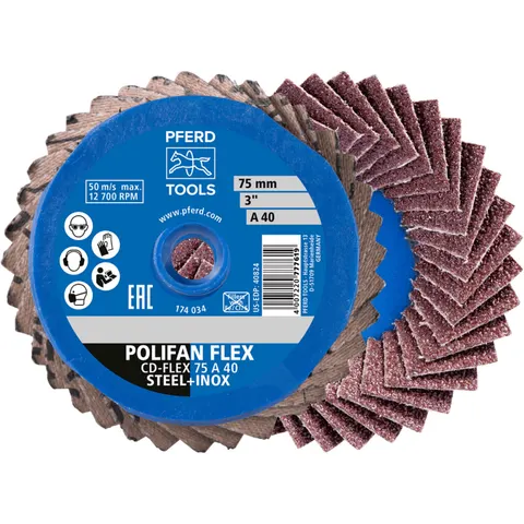 PFERD Schleifscheibe COMBIDISC CD-FLEX 75 A 60 (42719805) – Bild 1