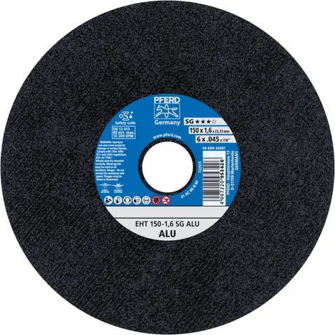 PFERD Disques à tronçonner EHT 150-1,6 SG ALU (61323116) – image 1