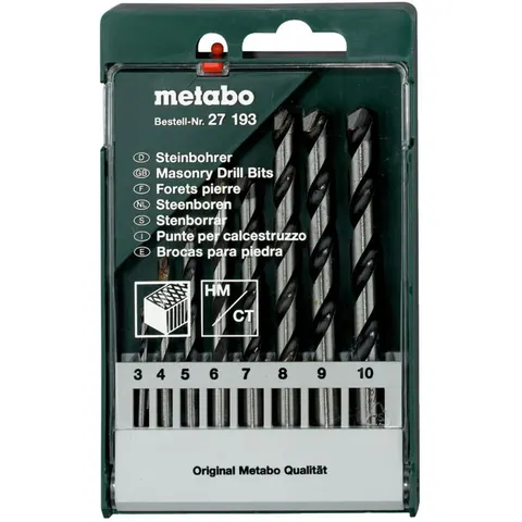 Metabo Steinbohrer-Kassette, 8-tlg. – Bild 1