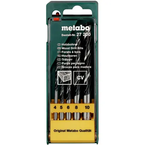 Metabo Holzbohrer-Kassette, 5-tlg. – Bild 1