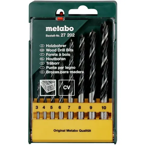 Metabo Holzbohrer-Kassette, 8-tlg. – Bild 1