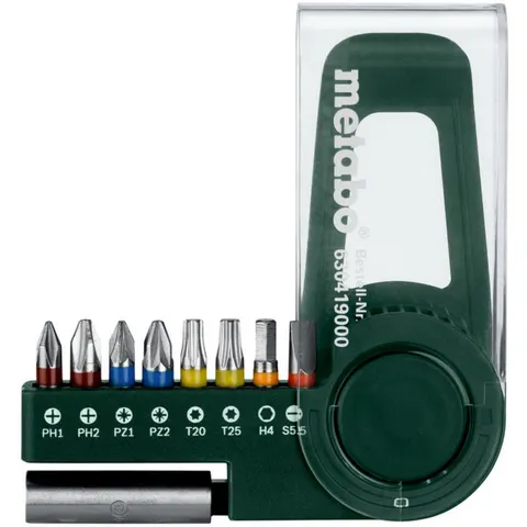 Metabo 630419000 9-delige Bitset Bit-Box – afbeelding 1