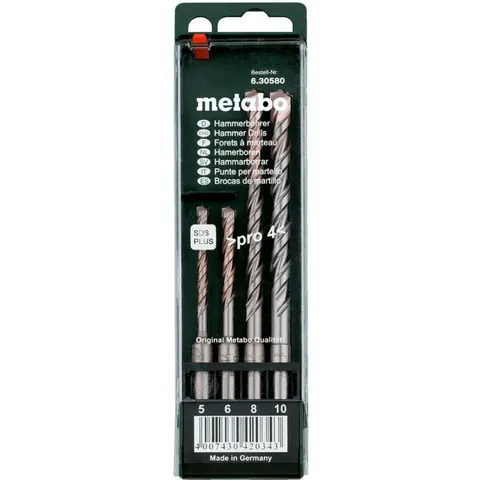 Metabo Hammerbohrer-Satz SDS-plus Pro 4, 4-tlg. – Bild 1