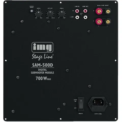 MONACOR MON SAM-500D - Class D active subwoofer module, 500 W 4 Ohm – image 1