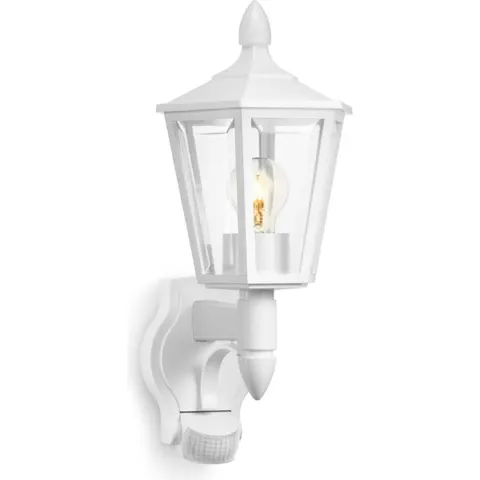 STEINEL 617912 - Wall light, 60 W, white, E27 – image 1