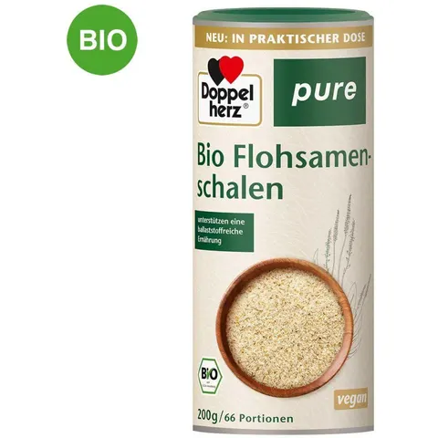 Doppelherz Bio Flohsamenschalen Pure Pulver – Bild 1