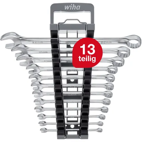 WIHA 45321 - Combination spanner set, 13 pieces, 6 - 22 mm – image 1