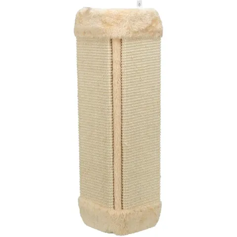 Griffoir d'angle brun 32 par 60 cm, pour chat. – image 1