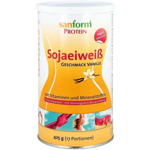 Sanform Protein Sojaeiweiss Vanille Pulver – Bild 1