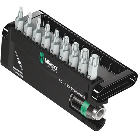 WERA 05057115001 - Bits assortment Bit-Check 10 TX Universal 2 – image 1